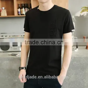 Wholesale Custom Fashion Plain Lightweight Cotton Men T Shirts thumbnail-2