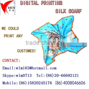 Custom Printed Silk Scarve thumbnail-3