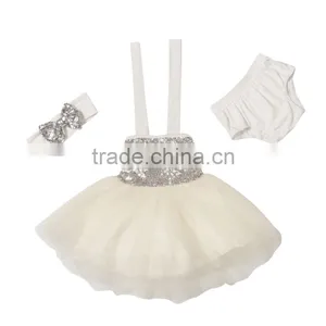 Latest Design Birthday Tutu Dress for Kids SEQUIN TUTU SET Wholesale Baby Tutu Dress thumbnail-1