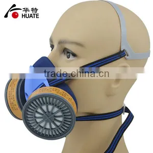 Double Cartridge Half Face Safety Gas Mask thumbnail-3