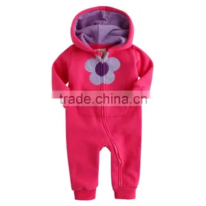 New Arrival Latest Design Hoodie Baby Clothes Long Sleeve Kid Romper Winter Wholesale Children's Baby Clothes Clothing Set thumbnail-2