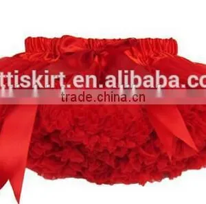 Pure Colors Fluffy Puffy Tutu Skirt Chiffon Bowknot Soft Baby Girl Mini Dress thumbnail-2