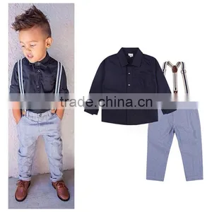 High Quality Long Sleeve Boys Clothing Kids Party Wear Dresses for Boys thumbnail-1