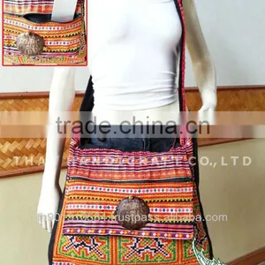Thai Embroidered HMONG Hill Tribe Shoulder Bag Cross Body Bag thumbnail-1