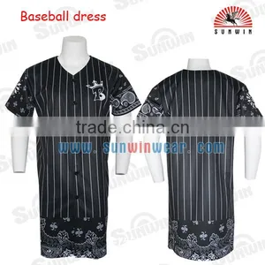 Wholesale Dri Fit Baseball Jersey Custom Full Dye Sublimation Button Down Philippines Baseball Jersey thumbnail-2