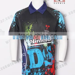 Colorful Quality Dart Shirt / Cheap Custom Youth Dart Jersey Sublimation thumbnail-4