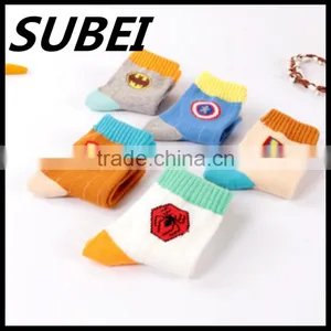 Cute Design 100% Organic Cotton Boy Soft Dress Socks thumbnail-3