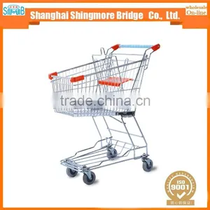 Hot Selling Good Quality Asian Style 100L Shopping Trolley Cart thumbnail-5
