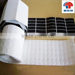Glued Adhesive Hook & Loop Fastener Tapes Dots thumbnail-1