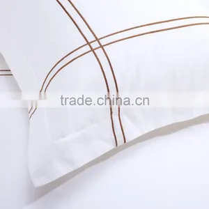 Hotel/home Use Bed Sheet 100% Cotton Bed Sheet Set in Guangzhou thumbnail-3