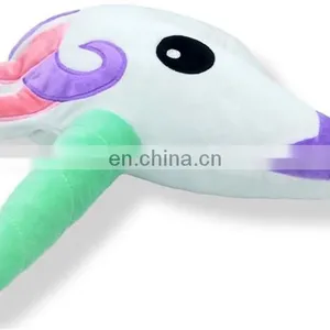 Home Derco Kids Purple Unicorn Pillow Plush Toy Fashion LOW MOQ Stuffed Soft Plush Unicorn Cushion thumbnail-3