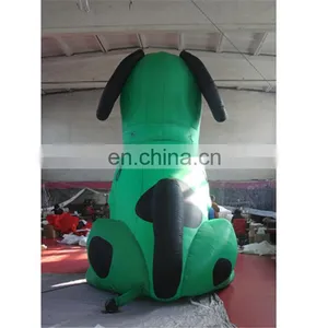 New Design Giant Cartoon Green Spotty Dog Animal Costume Inflatable for Advertisement thumbnail-2