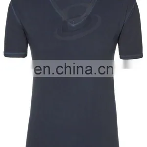 Man Sexy Deep V-Neck Compression 100% Cotton T Shirts Wholesale (Trachten Shirt) thumbnail-1
