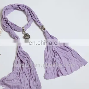 The Necklace Trend Special Purple Scarf thumbnail-1