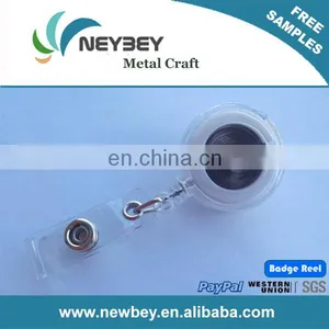 Customize Clear Color Round Shape Badge Reel thumbnail-1