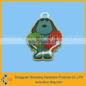 Custom Metal Brass Printing Cartoon Figure Promotional Key Tags thumbnail-1