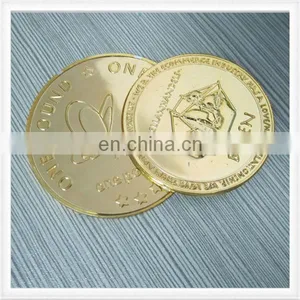 Promotion Gifts Gold Color Plastic Token Coin thumbnail-1