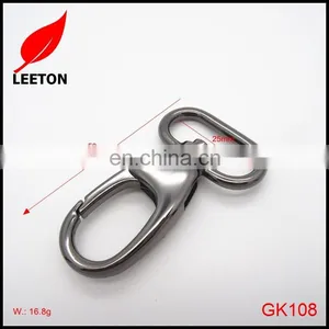 High Quality Zinc Alloy 1.0inch Gunmetal Swivel Snap Hook thumbnail-4