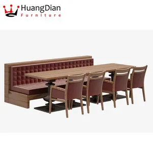 Restaurant Furniture Dining Booth Seating and Table Set (HD650) thumbnail-2