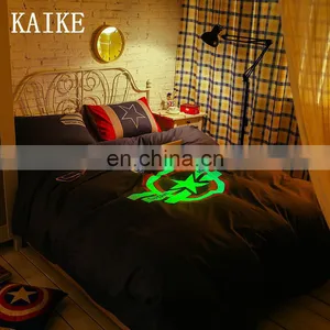 Cheap Ready Goods Environmental Protection Luminous Print Baby Bedsheets King Size 3d Kids Bedding Set thumbnail-3