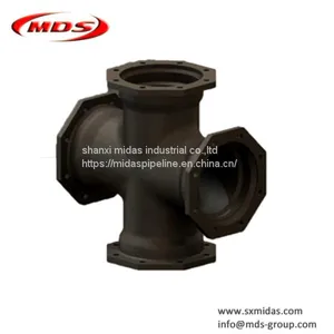 Awwa C153 Ductile Iron Mechanical All Socket Cross thumbnail-1