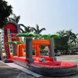 Inflatable Slip and Slide Inflatable Water Slide Axs-14 thumbnail-1
