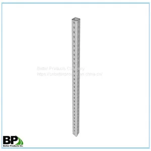 Square Sign Posts - Professional Pavement Products Galvanized Steel Square Marker Sign Post thumbnail-3