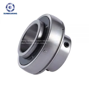 SUNBEARING UC210 Pillow Block Bearing Silver 50*90*51.6mm Stainless Steel GCR15 thumbnail-4