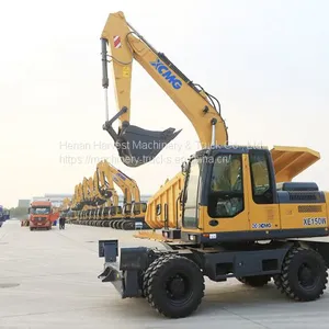 XCMG XE150W Wheel Type Excavator 15 Ton Wheel Excavator With Last Price thumbnail-2