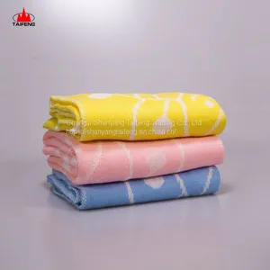Factory Supply 100%Acrylic Super Soft Feel Baby Knitted Blanket in Stock thumbnail-1