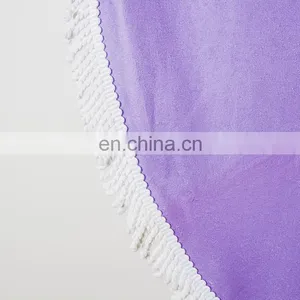 150CM Stripe Printed Quick-Dry Round Micro Fiber Beach Towel thumbnail-3