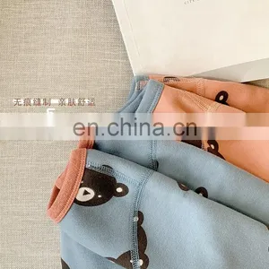 4142/2020 Newest Winter Fashion Fleece-lined Kids Pajamas Sets Causal Cute Warm Toddler Girl Sets thumbnail-6