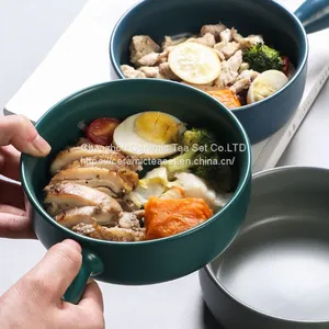 Ceramic Creative Handle Baked Breakfast Tray thumbnail-4