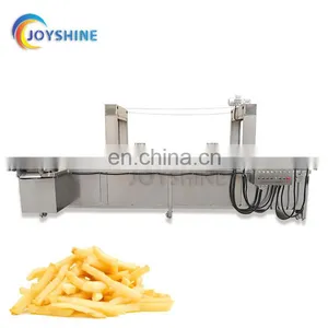Hot Selling to Turkey 300KG/H Continuous Puff Snacks Frying Machinery thumbnail-2