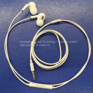 Factory Supply Cost-effective Wired Earphone In-ear Headphone With Metal Resonantor Heatset Handsfree Mic thumbnail-1