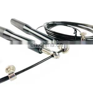 Custom Fitness Weighted Aluminum Jump Rope Bearing Adjustable Skipping Rope thumbnail-3