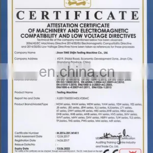 Factory 2000kn 200ton Computer Control Horizontal Webbing Sling Anchor Chain Tensile Test Bed thumbnail-5