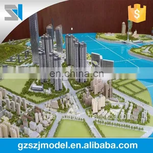 High Quality 3d Miniature City Plan Building Model for Development thumbnail-1