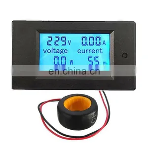 Digital AC Voltage Meters 100A/80 260V Power Energy Analog Voltmeter Ammeter Current Amps Volt Meter LCD, Voltmeter and Ammeter thumbnail-1