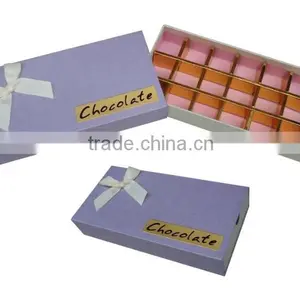 Printed Custom Design Elegant Paper Chocolate Packaging Box thumbnail-3