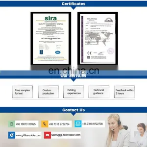 China Single Mode Anti-rodent 2 Core Hybrid Fiber Optic Cable thumbnail-5