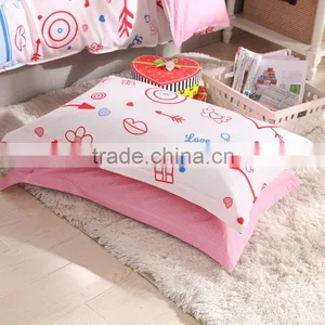 100%cotton Print Fancy Duvet Covers Cartoon Bed Linen for Children Heart Comforter Set thumbnail-3