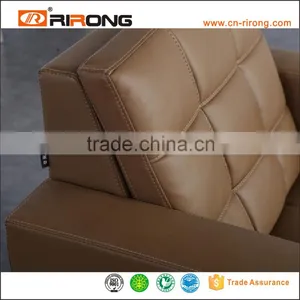 Deluxe Small Leather Covered Office Sofa Oem Product thumbnail-5