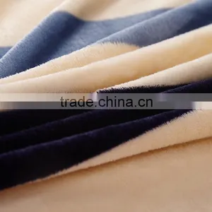 Chinese Best Selling 4pcs Twill Fabric Red and Black Stripe Print Full Duvet Cover Set Stripe Print Bedding Set thumbnail-5