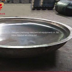 Large Stainless Steel Dished End With Flanging thumbnail-1