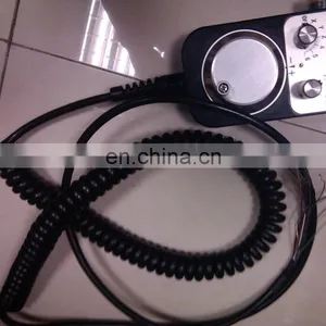 CNC Manual Pulse Generator MPG Hand Wheel Encoder 21 Cores Spring Spiral Cable thumbnail-2