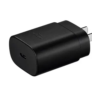 EU Mobile Phone Wall Type C Fast Charger Cable Adapter 25W PD Charger For Samsung Charges thumbnail-1