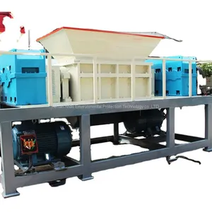 Customized Double Shaft Metal Shredder Crusher Machine for Crushing Rubber/plastic/ Car Shell thumbnail-1