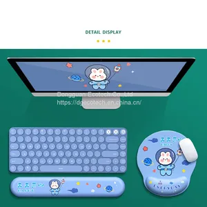 Memory Foam Wrist Pad Mouse Pads Wrist Rest For Keyboard Arm Support Custom Keyboard and Mouse Pad Custom Printing Mouse Mat Factory thumbnail-5