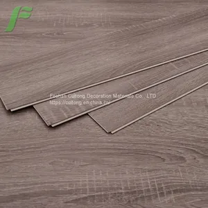 Imitation Wood Grain PVC Stone Plastic Floor Manufacturer Guangdong Wholesale SPC Sheet Floor Waterproof and Flame Retardant Office Floor Glue thumbnail-5